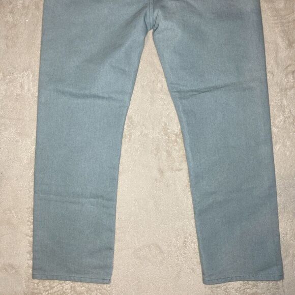 Switch Premium Denim Straight Leg Blue/Green Jeans Men’s Actual Size W41 L33 - Picture 7 of 7